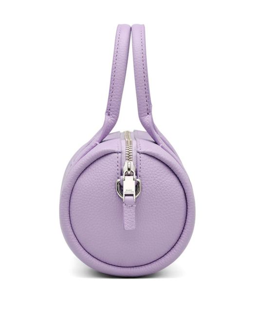 Marc Jacobs Purple The Leather Mini Duffle Bag