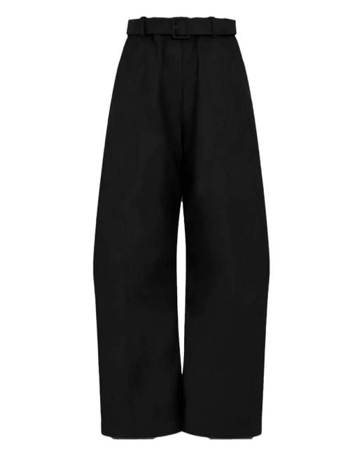 Rosetta Getty Broek Met Wijde Pijpen in het Black