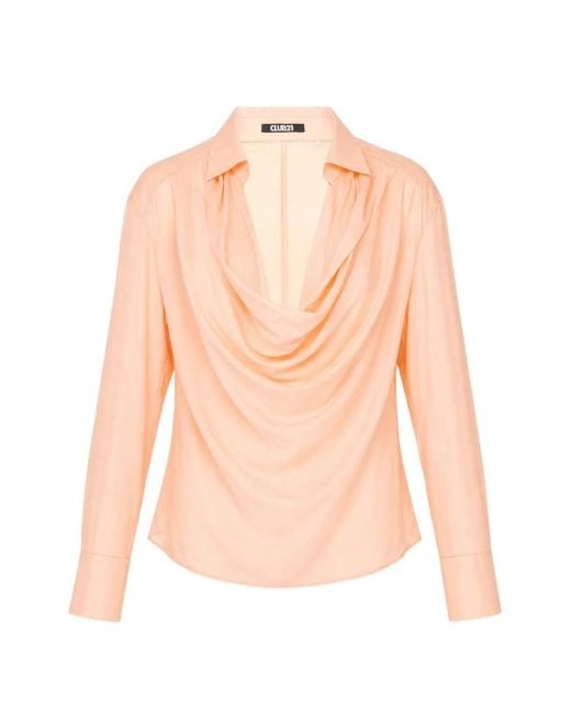 Club21 Collection Pink Juliette Draped Top
