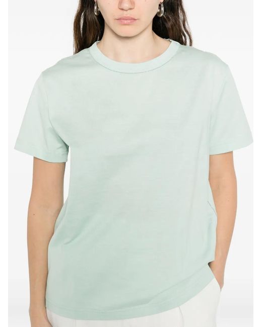 Fabiana Filippi Blue Round-Neck T-Shirt