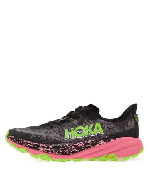 Hoka One One Black Speedgoat 6 Sneakers for men