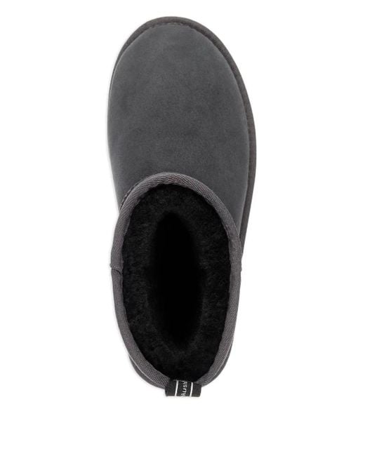 EMU Black Flat Ankle Boots