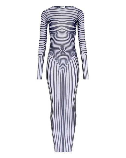 Jean Paul Gaultier Blue Maxi Dresses