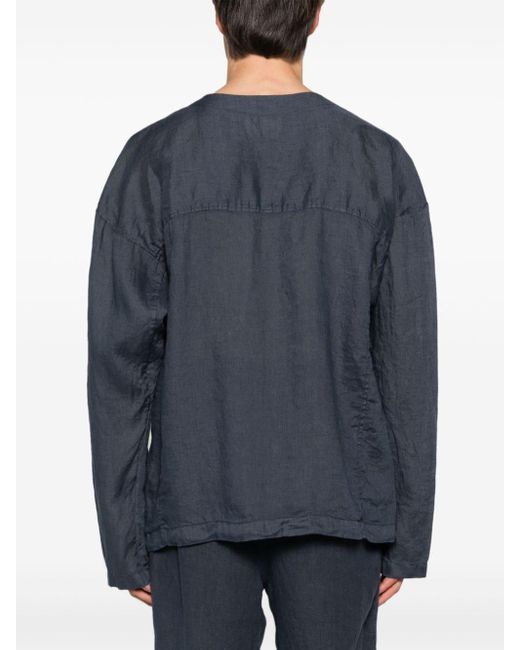 Chemise en coton à logo Orb Vivienne Westwood pour homme en coloris Blue