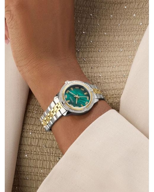 Guess Metallic Round-Case 32Mm Watch