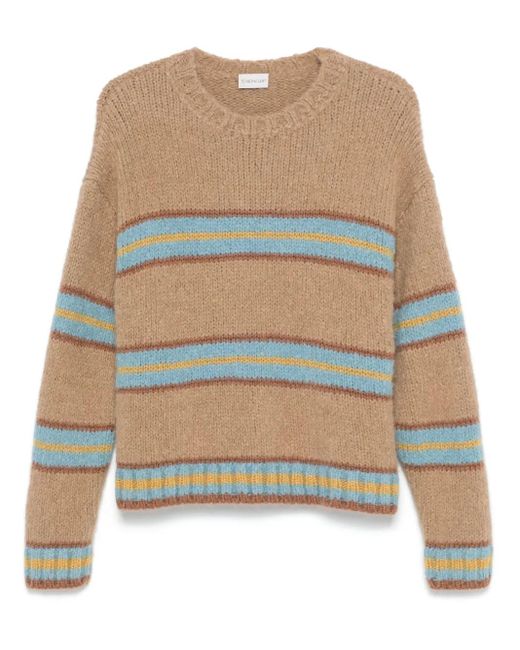 Moncler ストライプ セーター Brown