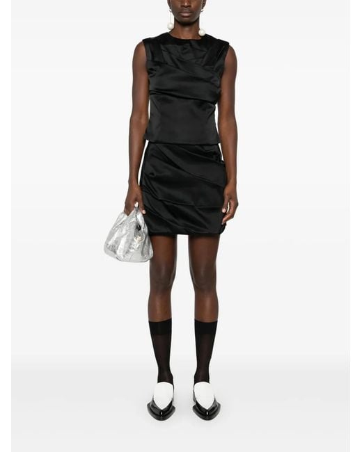 Viktor & Rolf Black Pleated Blouse