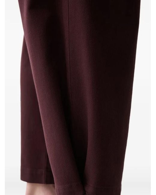 Marc O' Polo Red Barrel Wide-Leg Cropped Trousers
