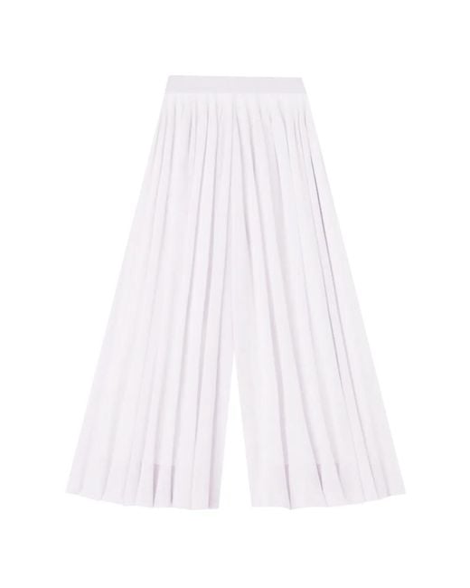 CFCL White Pleated Palazzo Pants