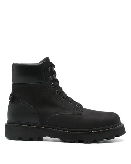 Moncler Black Peka Trek Ankle Boots for men