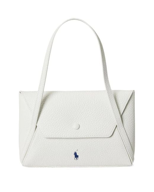 Polo Ralph Lauren White Polo Play Shoulder Bag