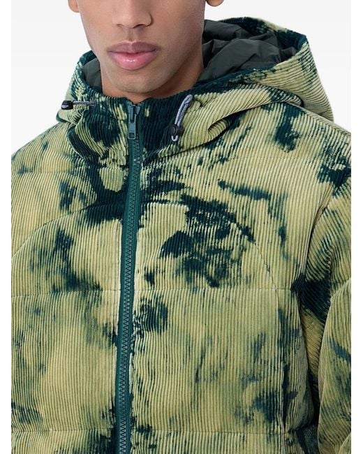 Brain Dead Green Corduroy Hooded Jacket for men