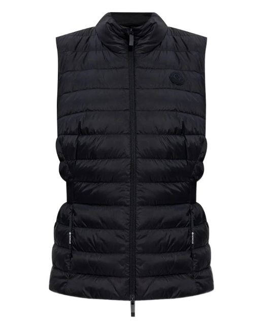 MONCLER 黒 キルティングベスト | ヤマダウェブコム