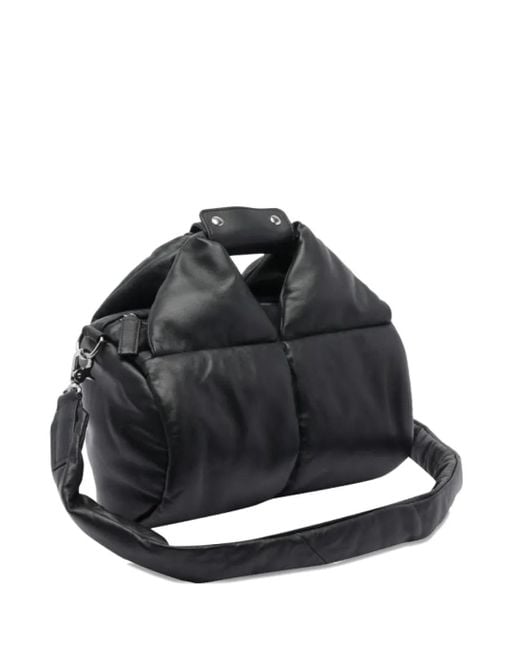 Vic Matié Quilted Leather Shoulder Bag Black