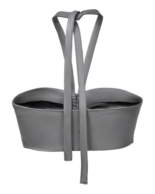 Lika Haltertop Met Knopen in het Gray