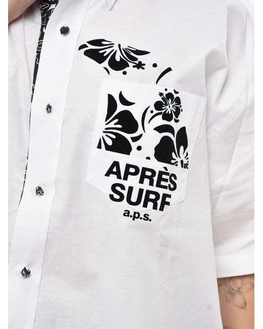 APRÈS SURF White Logo-Print Shirt