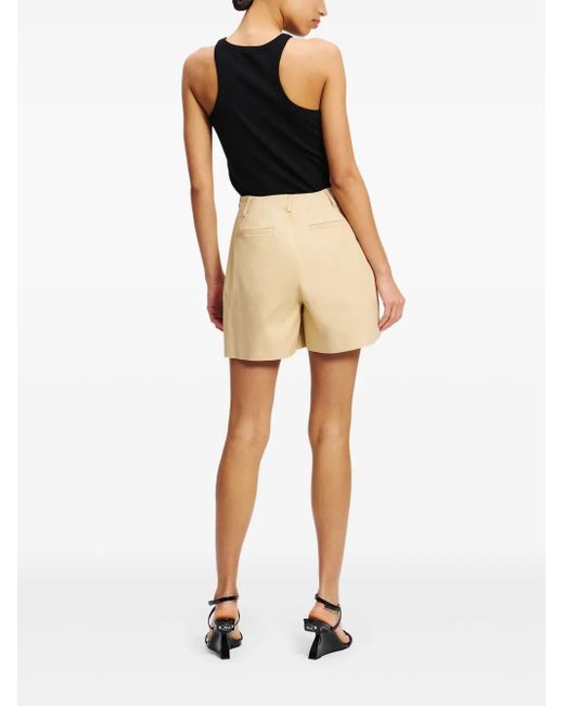 Karl Lagerfeld Natural Patch-Pocket Skort