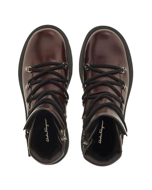 Bottes Elimo Ferragamo en coloris Brown