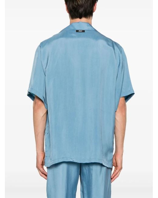 MSGM Blue Shirt for men