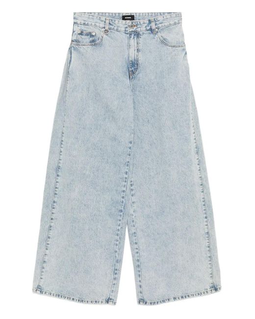 we11done Blue Side-Tuck Denim