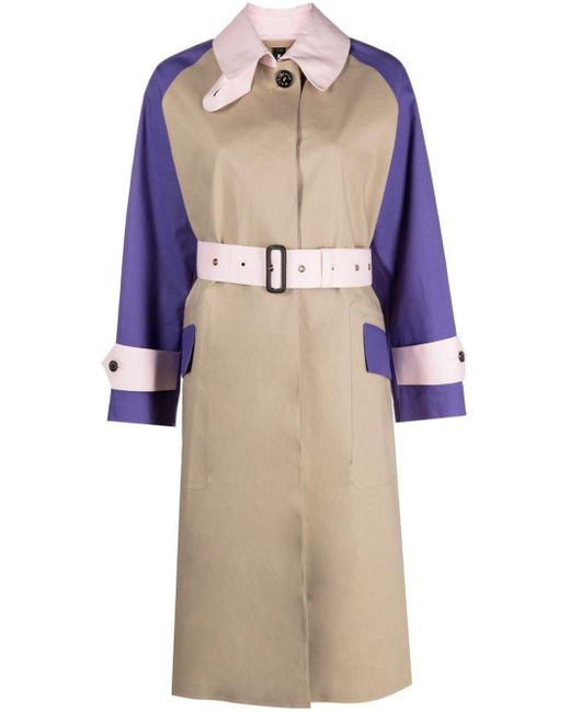 Mackintosh Natural Knightwoods Panelled Trench Coat