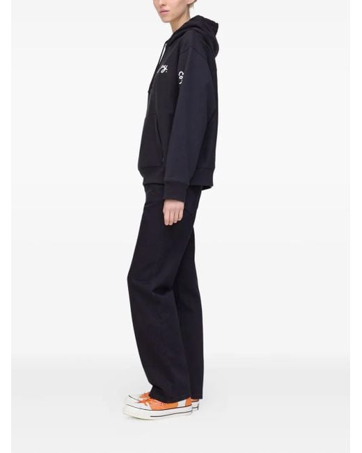 Marc Jacobs Black Flower-Joy Hoodie