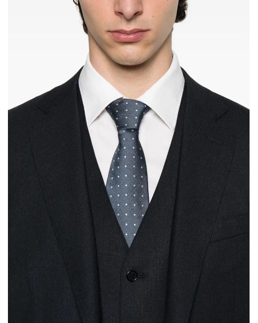 Canali Black Two-Button Suit for men