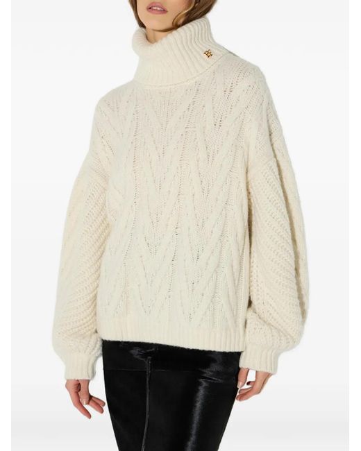 Elisabetta Franchi White Pull Colour Block