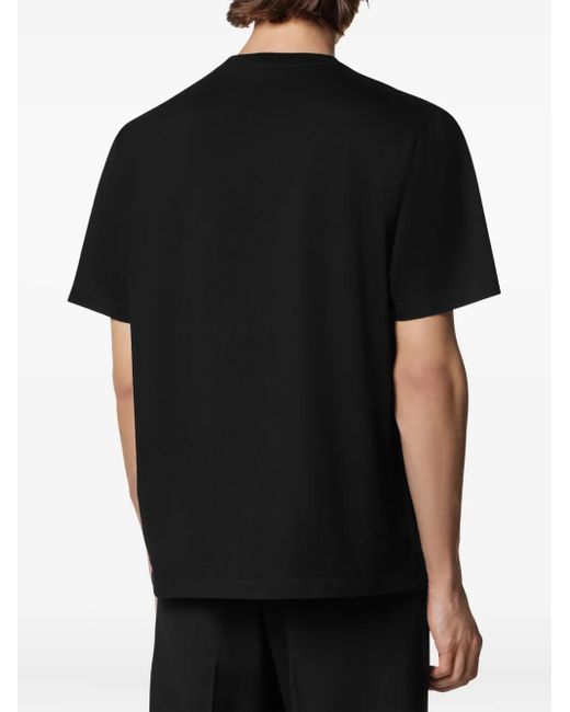 Versace La Medusa T-Shirt Mit Kristallapplikation in Black für Herren
