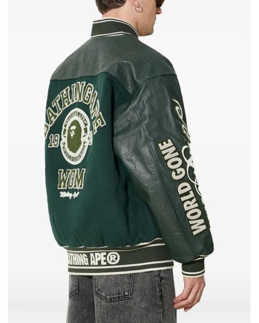 Veste À Empiècements A Bathing Ape pour homme en coloris Green