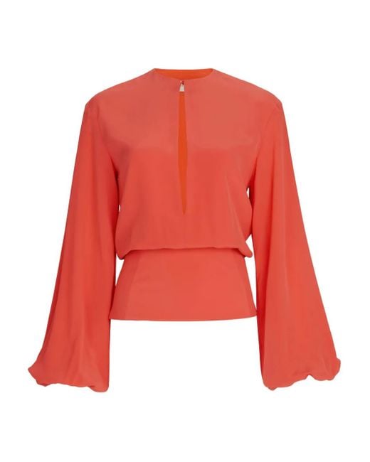 Silvia Tcherassi Red Covilha Blouse