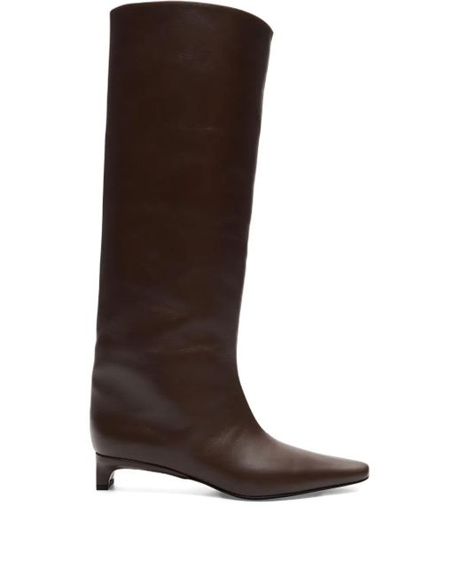 Loulou Brown 35Mm Haven Knee-High Boots