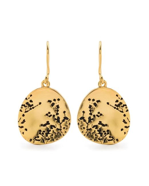 Aurelie Bidermann Metallic Hermione Earrings