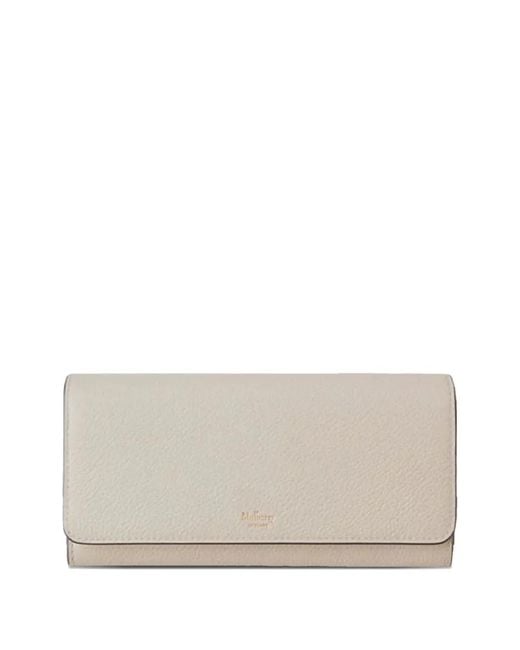 Mulberry Gray Continental Wallet