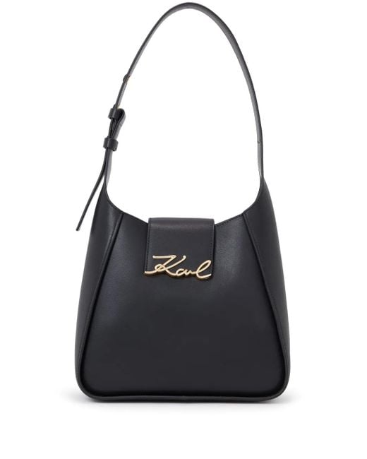 Karl Lagerfeld Black K/Signature Schultertasche