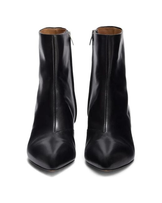 Jil Sander Black Pointed-Toe Boots