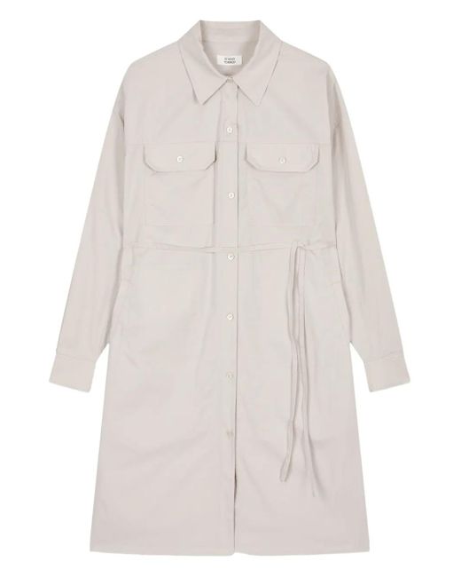 Studio Tomboy X White Hemdkleid Im Utility-Look