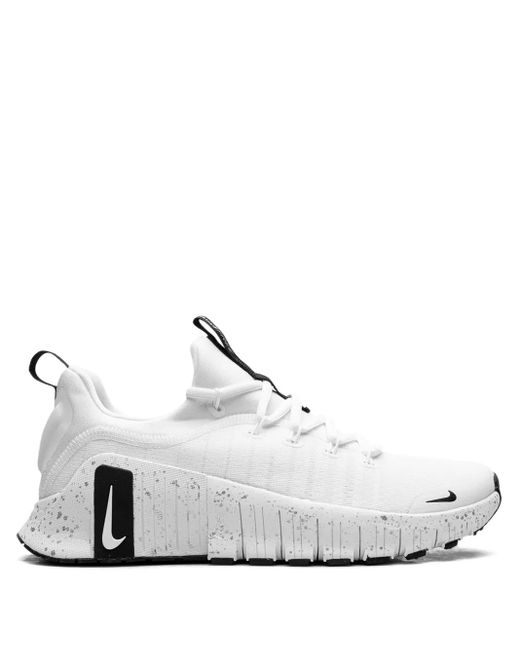 Nike White Free Metcon 6 /Metallic/Light Smoke/ Sneakers
