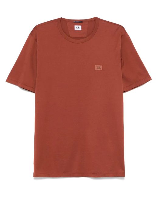 メンズ C P Company ショートスリーブ Tシャツ Red