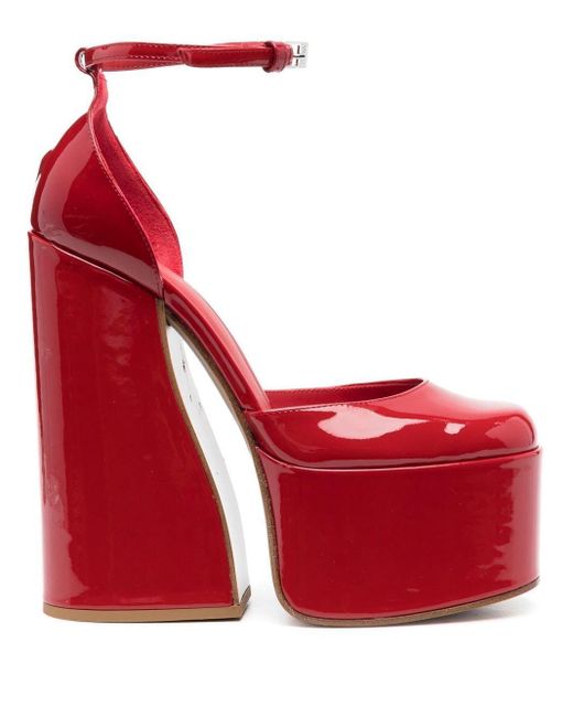Zapatos Nikki con plataforma Le Silla de color Red