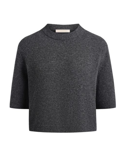 12 STOREEZ Gray Aurora Short-Sleeve Top