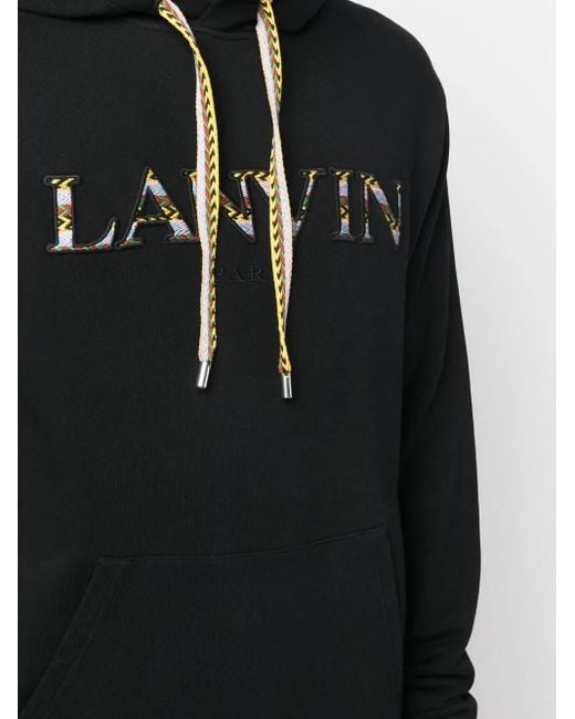 Lanvin Black Hoodie for men
