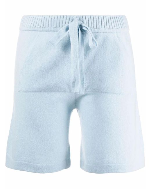 P.A.R.O.S.H. Blue Winnie Drawstring Shorts