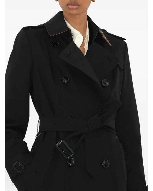 Burberry Black Chelsea Heritage Belted Trench Coat