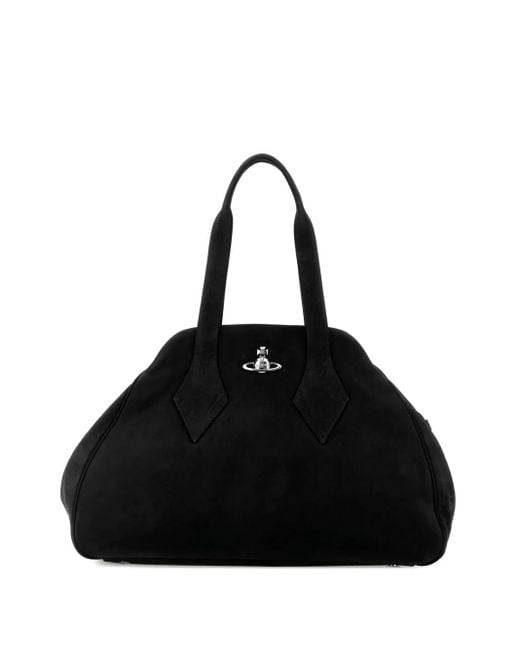 Vivienne Westwood Black Medium Yasmine Tote Bag