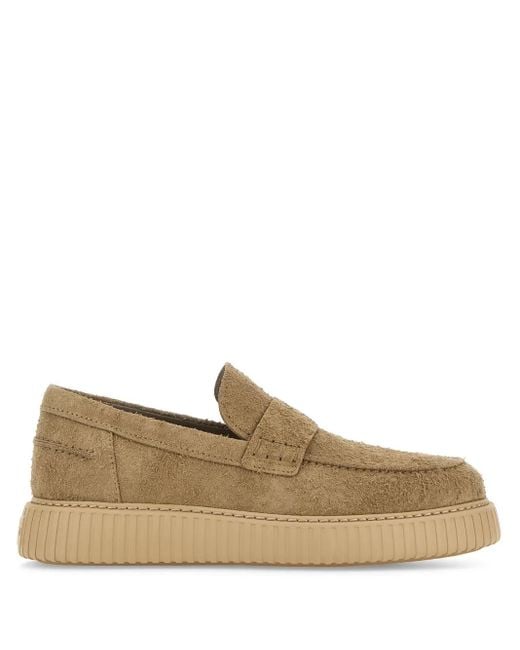 Hogan Brown H677 Moccasins for men