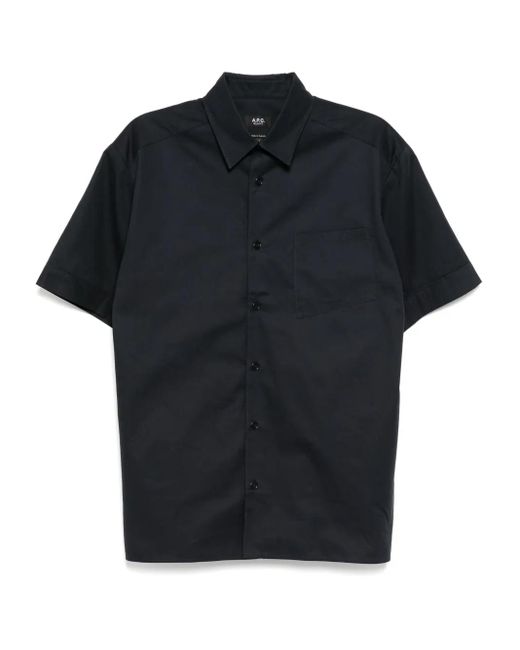 A.P.C. Hemd Mit Logo in Black für Herren