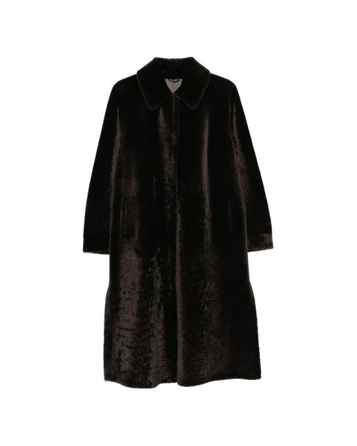Manzoni 24 Black Long-Sleeves Coat