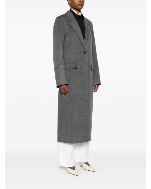 Totême  Gray Wool Coat