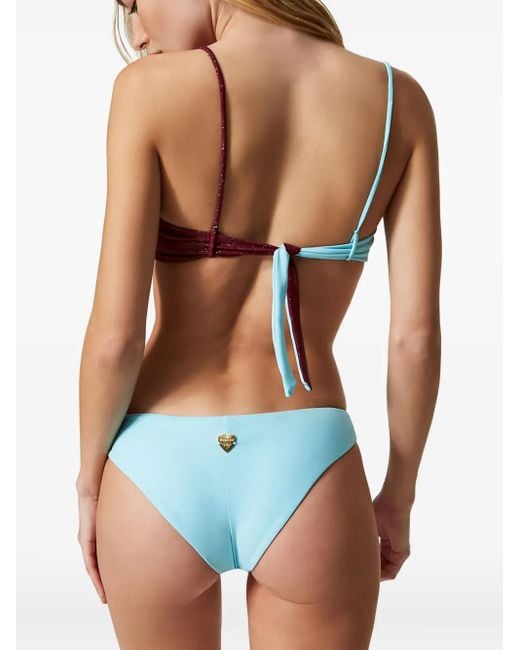 Bas De Bikini À Design Colour Block Twinset en coloris Red